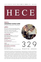 Hece Dergisi - Sayı: 329 Mayıs 2024 - Hece Dergisi