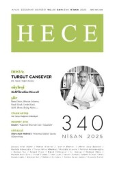 Hece Dergisi - Sayı 340 Nisan 2025 - Hece Dergisi