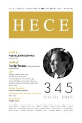 Hece Dergisi - Sayı 345 Eylül 2025 - Hece Dergisi