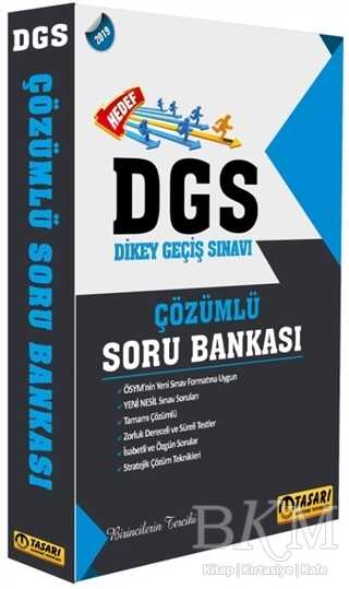 Tasarı Yayıncılık Hedef 2019 DGS Çözümlü Soru Bankası