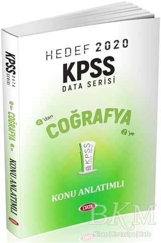 Data Yayınları Hedef 2020 KPSS Coğrafya Konu Anlatımlı - Data Yayınları