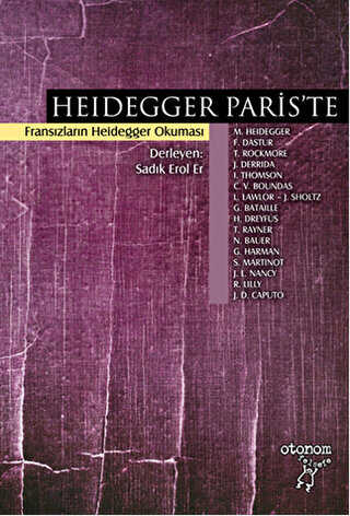 Heidegger Paris`te - Otonom Yayıncılık