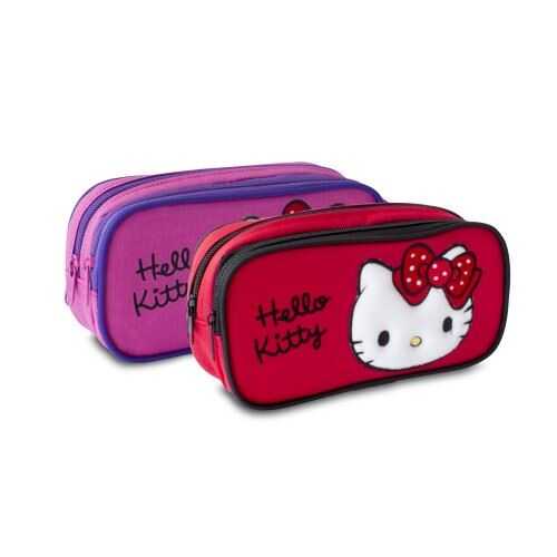 Hello Kitty Hk-7002 Kalem Çantası Çift Gözlü