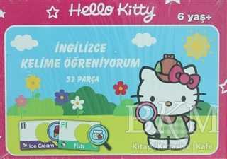 Hello Kitty İngilizce Kelime Öğreniyorum Yap Boz 52 Parça
