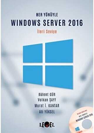 Her Yönüyle Windows Server 2016 İleri Seviye CD Hediyeli