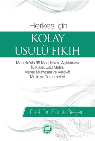 Herkes İçin Kolay Usulü Fıkıh - Marmara Üniversitesi İlahiyat Fakültesi Vakfı