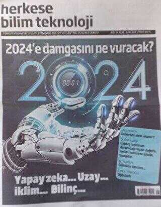 Herkese Bilim Teknoloji Dergisi 4 Ocak 2024