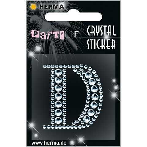 Herma Kristal Etiket Harf D