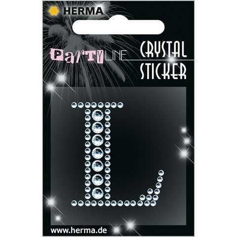Herma Kristal Etiket Harf L