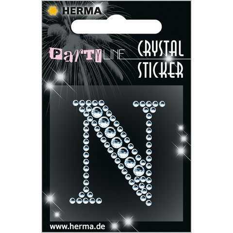 Herma Kristal Etiket Harf N