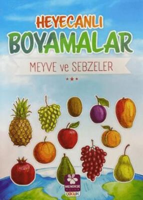 Heyecanlı Boyamalar Meyve ve Sebzeler - 1