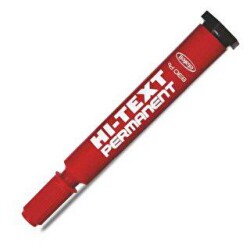 Hi-Text Marker Yuvarlak Uç Kırmızı - Hi-Text