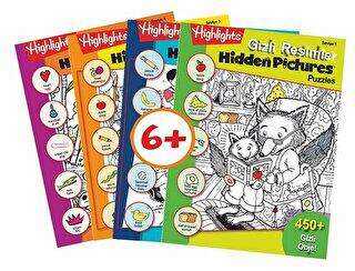 Highlights Hidden Pictures Puzzles Gizli Resimler 4`lü Set - Dikkat Atölyesi Yayınları