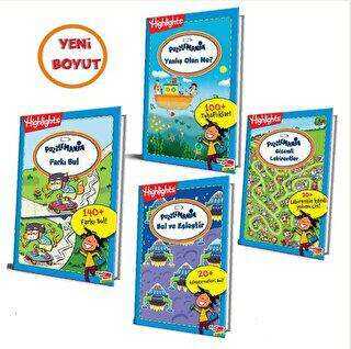 Highlights Puzzlemania On The Go Serisi 4`lü Set - Dikkat Atölyesi Yayınları