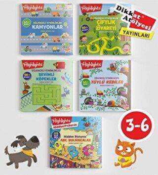 Highlights Sticker Eğlenceli Etkinliklerle Hikayeli Bulmaca 5`li Set - Dikkat Atölyesi Yayınları