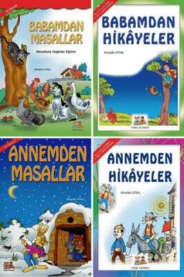Hikayeler ve Masallarla Değerler Eğitimi Seti 4 Kitap - 1