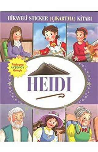 Hikayeli Sticker Çıkartma Kitabı - Heidi