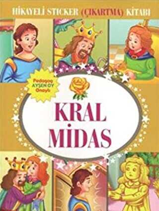Hikayeli Sticker Çıkartma Kitabı - Kral Midas