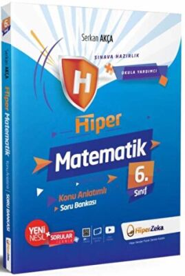 Hiper Zeka Yayınları 6. Sınıf Matematik Hiper Konu Anlatımlı Soru Bankası - 1