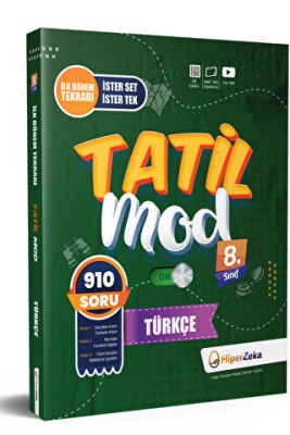 Hiper Zeka Yayınları 8. Sınıf Tatil Mod On Türkçe Teknik Analiz Modülleri İlk Dönem Tekrarı - 1