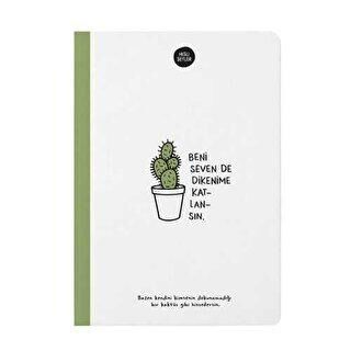 Hisli Şeyler 14x20 Çizgili Defter - Beni Seven Dinime Katlansın - 1