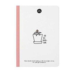 Hisli Şeyler 14x20 Çizgili Defter - İyi ki Varsın - Keskin Color