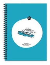 Hisli Şeyler 18,5x25 80 Yaprak Çizgili Karton Kapak Hafif Kağıt Stickerli Def.- Kürek - Keskin Color