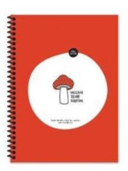 Hisli Şeyler 18,5x25 80 Yaprak Çizgili Karton Kapak Hafif Kağıt Stickerli Def.- Zehir Gibiyim - Keskin Color