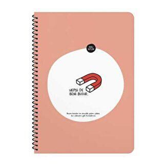 Hisli Şeyler A4 Çizgili Defter - Hepsi De Beni Bulur - 1