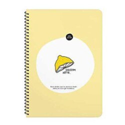 Hisli Şeyler A4 Çizgili Defter - Sıkıldım Artık - Keskin Color