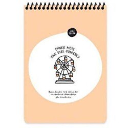 Hisli Şeyler A5 80 Yaprak Çizgili Üstten Spiralli Kareli Kapak Not Defteri - Döner Miyiz Yine Eski G - Keskin Color