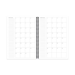 Hisli Şeyler Aynen Defter Kareli Spiralli Sert Kapak 100 Yaprak 17x24 Cm - 2