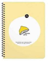 Hisli Şeyler Defter Çizgili 80 Yaprak - Sıkıldım Artık - Keskin Color
