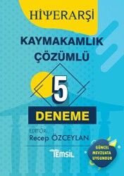 Hiyerarşi Kaymakamlık Tamamı Çözümlü 5 Deneme - Temsil Kitap