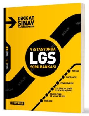 Hız Yayınları 8. Sınıf 9 İstasyonda LGS Soru Bankası - 1