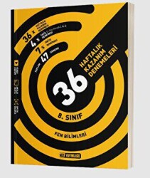 Hız Yayınları 8. Sınıf Fen Bilimleri 36 Haftalık Kazanım Denemeleri - Hız Yayınları