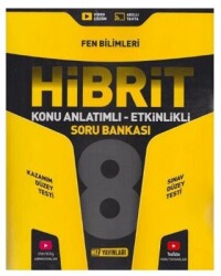 Hız Yayınları 8. Sınıf Fen Bilimleri HİBRİT Konu Anlatımlı Etkinlikli Soru Bankası - Hız Yayınları