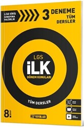 Hız Yayınları 8. Sınıf LGS Tüm Dersler İlk Dönem Deneme - Hız Yayınları