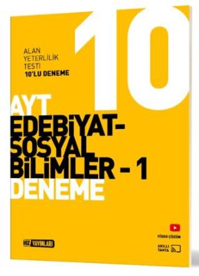 AYT 10`lu Edebiyat Sosyal Bilimler - 1 Deneme - 1