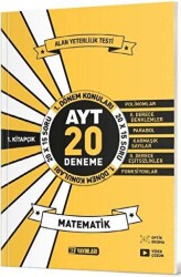 Hız Yayınları YKS AYT Matematik 1. Dönem 20 Deneme - Hız Yayınları