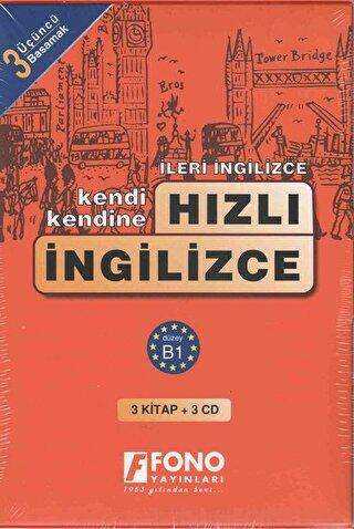 Hızlı İngilizce 3. Basamak 3 kitap + 3 CD - Fono Yayınları