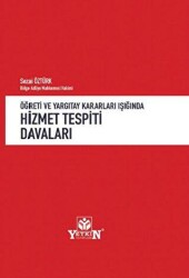 Hizmet Tespiti Davaları - Yetkin Yayınları