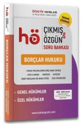 HMGS Hakimlik KPSS Borçlar Hukuk Çıkmış Özgün Soru Bankası Çözümlü - Öğretir Yayınları