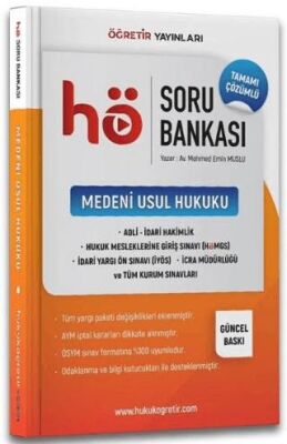 HMGS Hakimlik Medeni Usul Hukuku Soru Bankası - 1