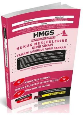 HMGS Kampı Avukatlık Hukuku, Hukuk Felsefesi ve Sosyolojisi, Türk Hukuk Tarihi Soru Bankası - 1