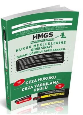 HMGS Kampı Ceza Hukuku Ceza Yargılama Usulü Soru Bankası - 1