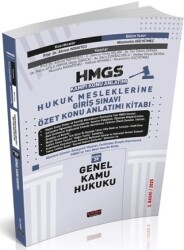 HMGS Özet Konu Anlatımı Genel Kamu Hukuku - Savaş Yayınevi