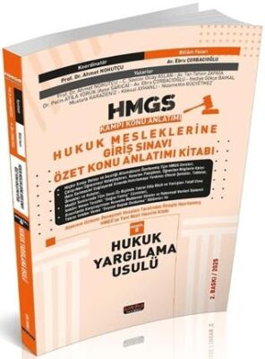 HMGS Özet Konu Anlatımı Hukuk Yargılama Usulü - 1