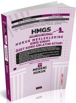 HMGS Özet Konu Anlatımı Medeni Hukuk - 1