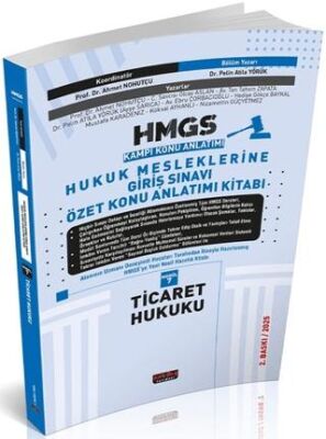 HMGS Özet Konu Anlatımı Ticaret Hukuku - 1